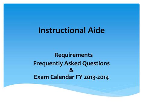 instructional aide exam tutorial Ebook Kindle Editon