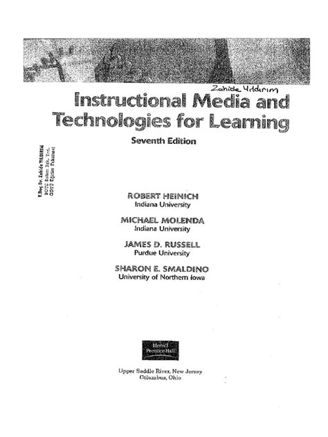 instructional media and technologies for learning 7th edition pdf Reader