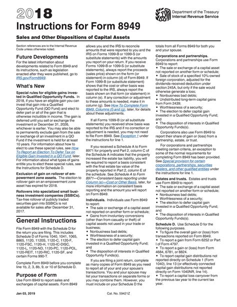 instructions for form 8949