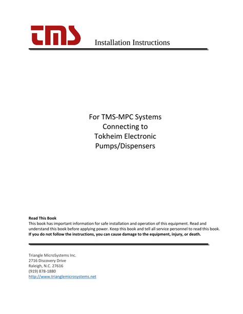 instructions for tms trunk installation Ebook Kindle Editon