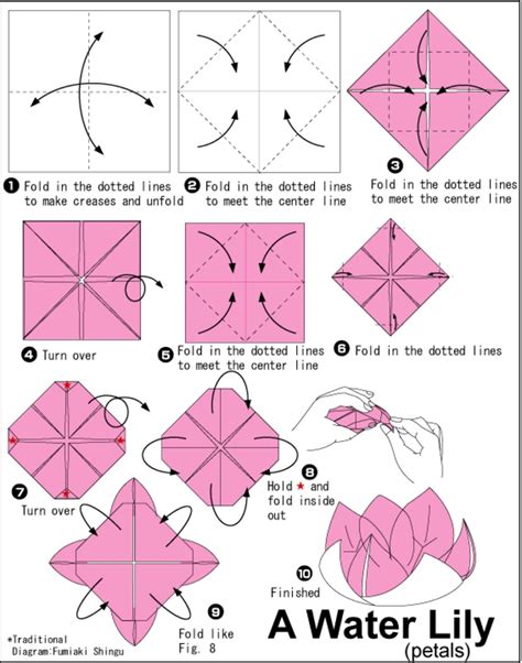 instructions on how to make an origami flower pdf Kindle Editon