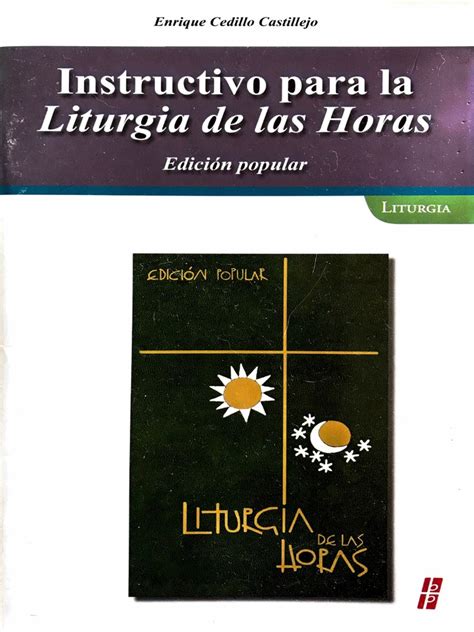 instructivo para la liturgia de las horas edicion Epub