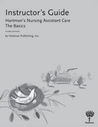 instructor guide for hartman nursing assistant care Kindle Editon