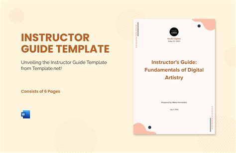 instructor guide template pdf Epub