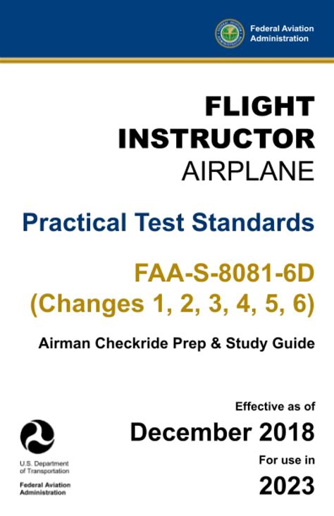 instructor practical standards airplane faa s 8081 6d Kindle Editon