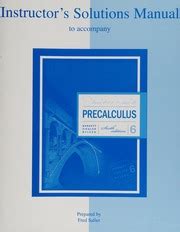 instructor solutions manual for precalculus 6th edition pdf Ebook Epub