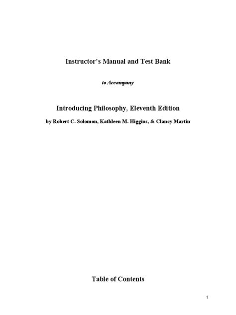 instructors manual with test items pdf Epub