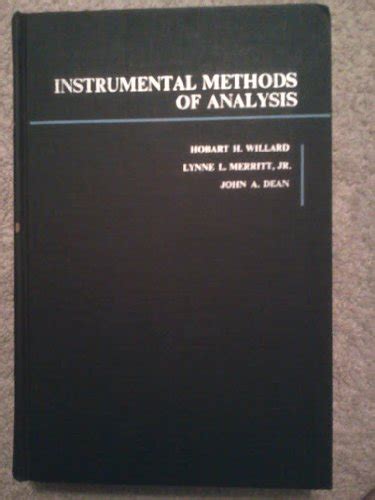 instrumental methods of analysis 4th edition Epub