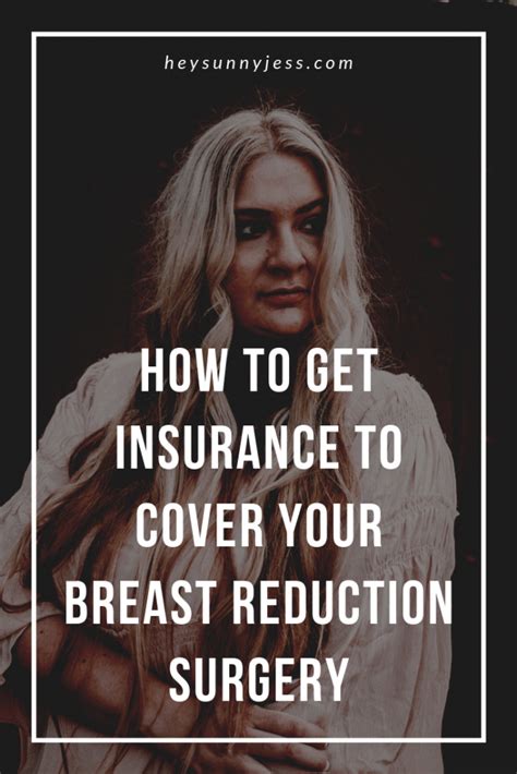 insurance cover breast reduction surgery