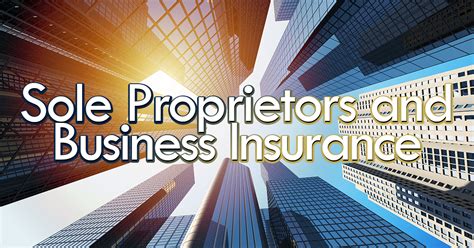 insurance for sole proprietorship