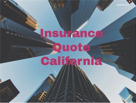 insurance quotes california