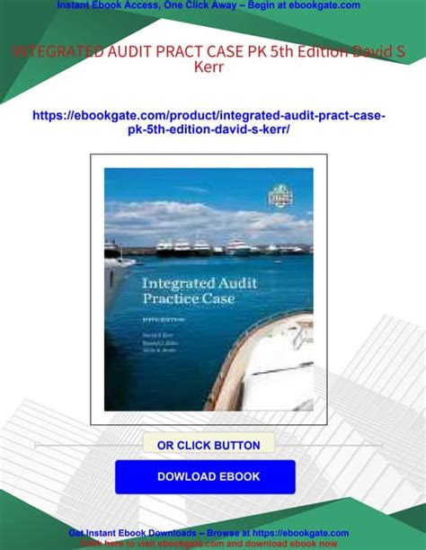 integrated audit case 5th edition answer Epub