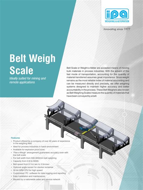 integrated belt weighing guide pdf Kindle Editon