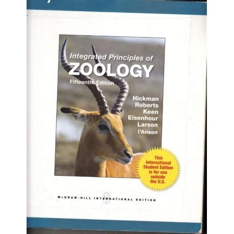 integrated principles of zoology 15th edition Kindle Editon