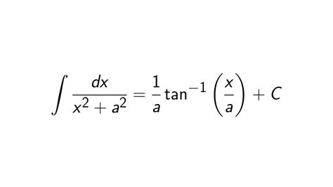 integration of x 2 a 2 1 2