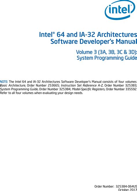 intel 64 and ia 32 architectures software developers manual volume 3c Kindle Editon