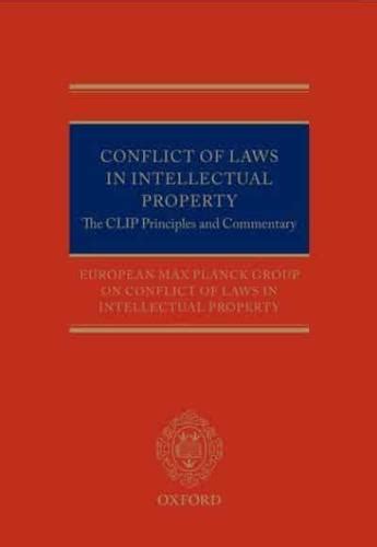 intellectual property conflict laws qualifications Kindle Editon