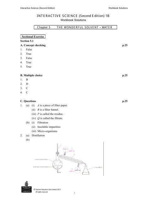 interactive science workbook 1b answer second edition PDF