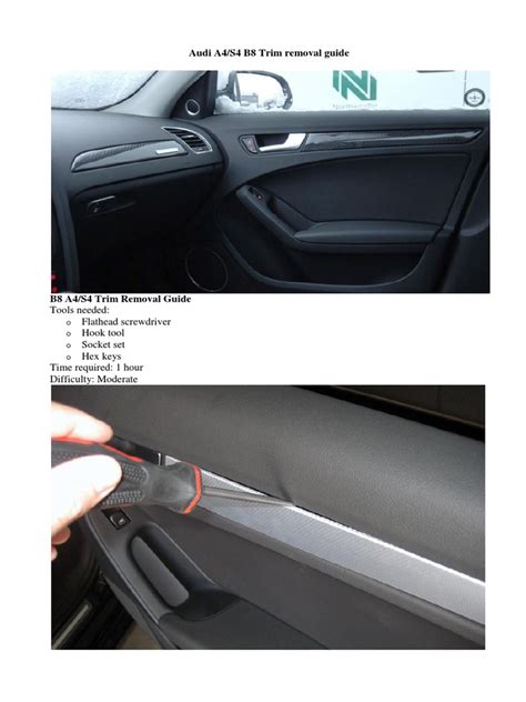 interior trim removal guide audi b8 Kindle Editon