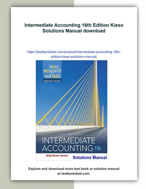 intermediate accounting 16th edition pdf Kindle Editon