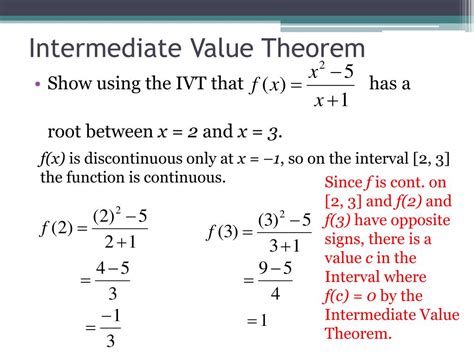 intermediate value theorem calculator