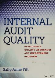 internal audit quality developing Kindle Editon