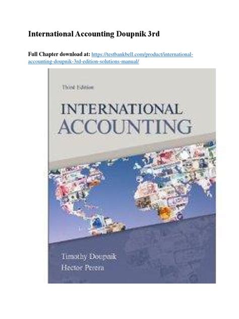 international accounting doupnik 3rd edition answers Ebook PDF