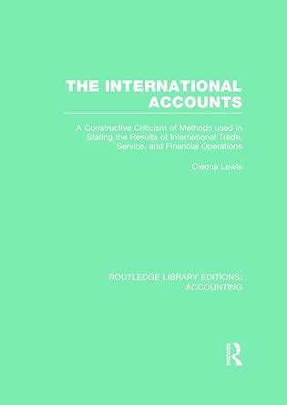 international accounts rle accounting constructive Epub