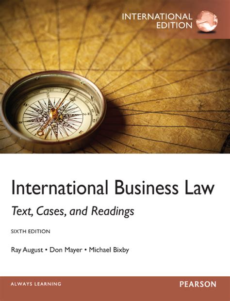 international business law 6th edition ray august Reader