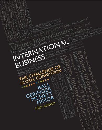 international business the challenge of global competition 13th edition  pdf Kindle Editon