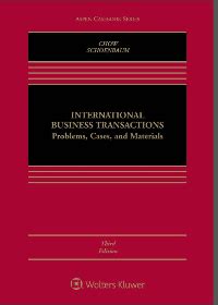 international business transactions aspen casebook Kindle Editon