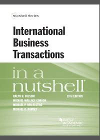 international business transactions in a nutshell Kindle Editon