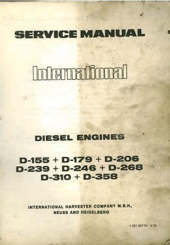 international d155 engine manual Reader