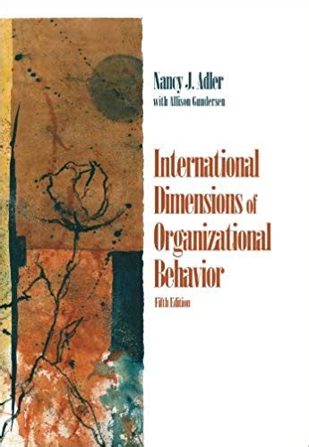 international dimensions of organizational behavior PDF