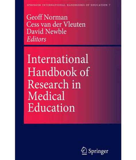 international handbook of research in medical education international handbook of research in medical education PDF