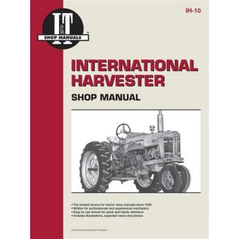 international harvester shop manual i and t shop service manuals PDF