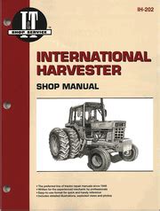 international harvester shop manual ih202 Ebook Doc