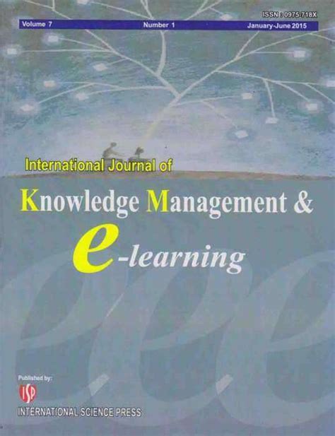 international journal of knowledge and learning Kindle Editon