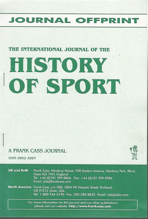 international journal of sport Reader