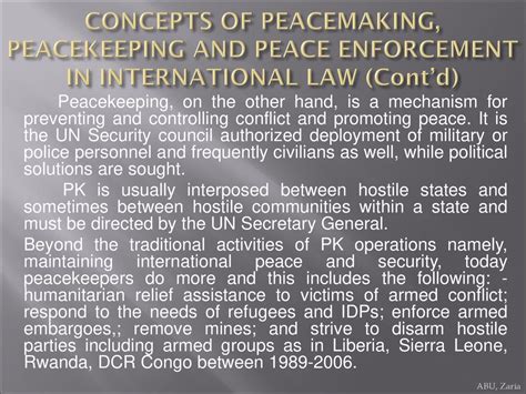 international law on peacekeeping international law on peacekeeping PDF