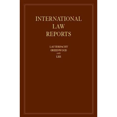 international law reports international law reports Kindle Editon