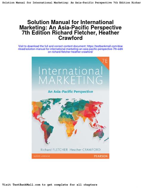 international marketing by fletcher and crawford Ebook Epub