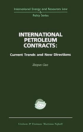 international petroleum contracts current trends and new directions PDF