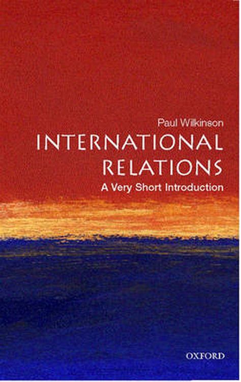 international relations a very short a very short introduction PDF