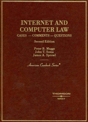 internet and computer law american casebook series Epub