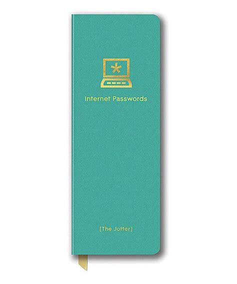 internet password organizer turquoise Kindle Editon