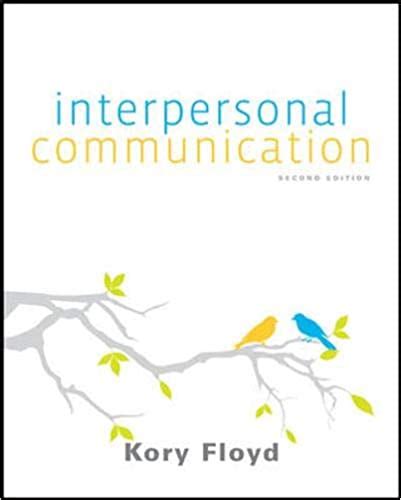 interpersonal communication 2nd edition floyd Ebook Kindle Editon
