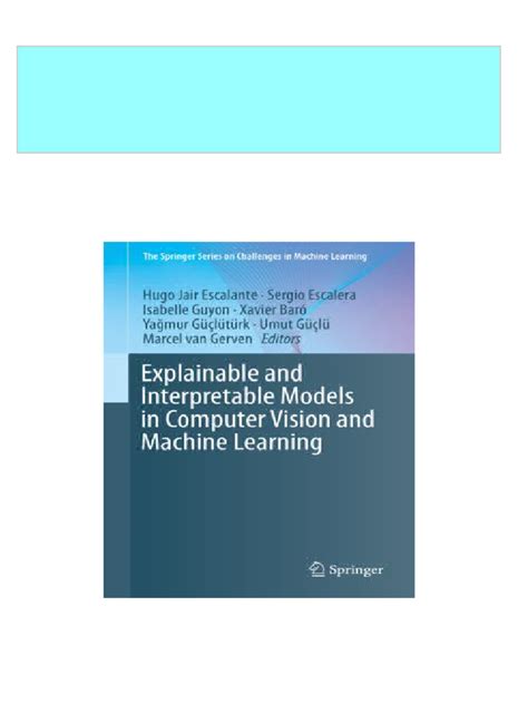 interpretable machine learning for computer vision