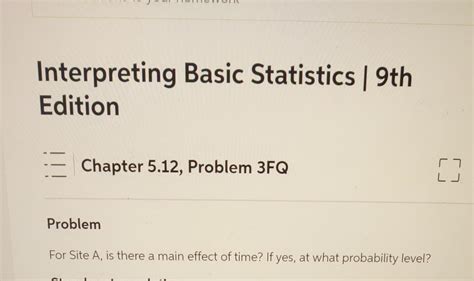 interpreting basic statistics answers Kindle Editon