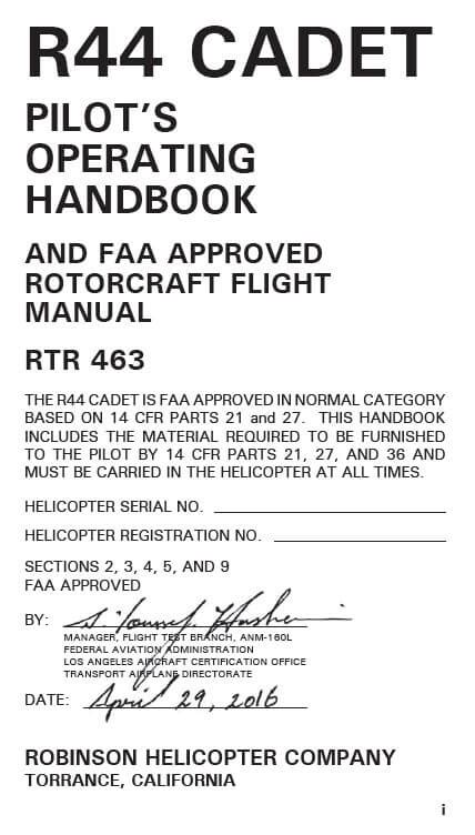 interstate cadet pilot operating manual Epub